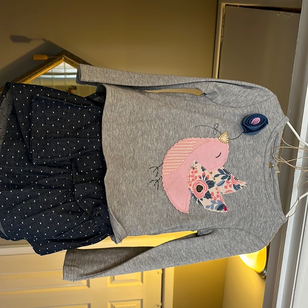Mud pie baby girl outfit never worn